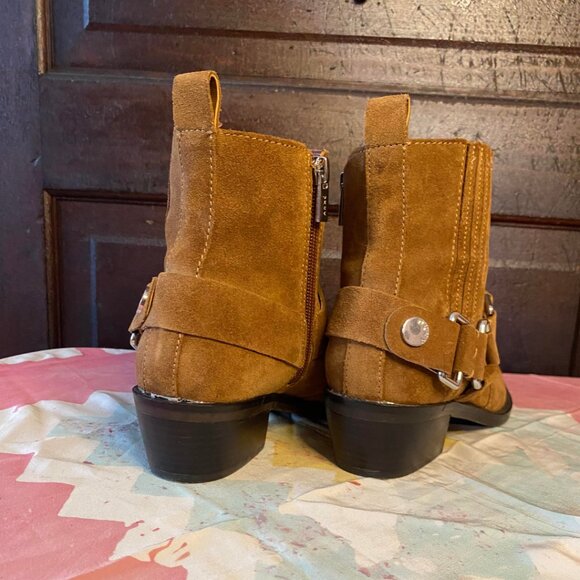 DKNY Suede Western Boots sz8 - Picture 6 of 9